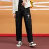 Li Ning X X-Girl Womens Dominator Loose Wide-Leg Casual Pants Women Bottoms New-Standard-Black AKXQ452-1