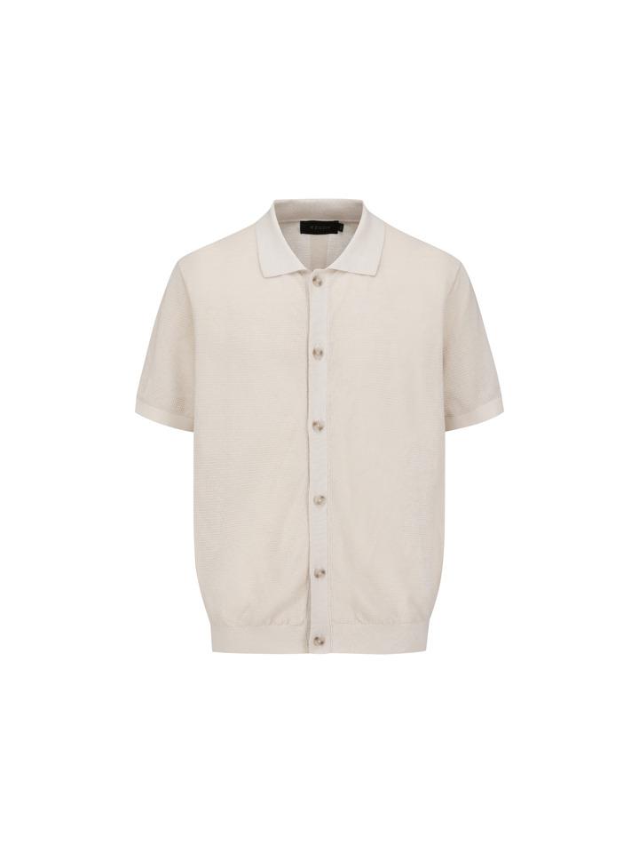 ZIOZIA Men'S) Miracle Short Sleeve Collared Cardigan_Aaf2Ec1102