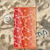 1pc Gradient Orange Beach Towel, Quick-Drying, Super Absorbent, Multi-scene for Beach Pool Gym, Premium Summer Gift