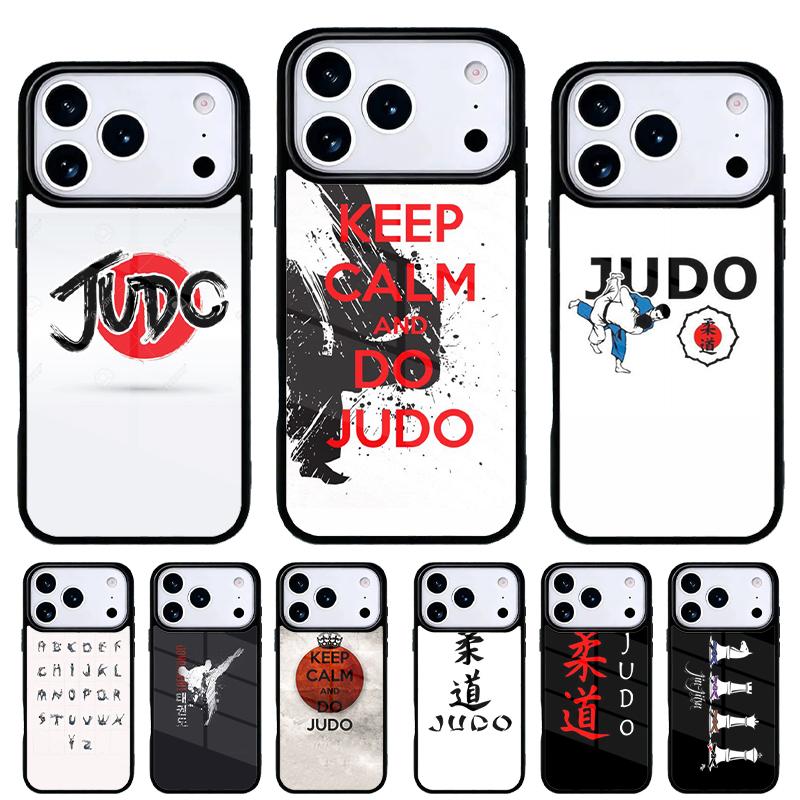 Judo Colorful Cute Phone Case for iPhone 17 16 15 14 13 Pro Max Back Cover for 12 11 Pro Coque