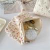 Cute Sweet Floral Cosmetic Bag Large Capacity Portable Travel Makeup Storage Bag Organizer Women Clutch Bag Girly Toiletry Bags