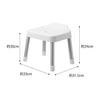 Yamazaki Jitsugyo Hanging Bath Chair SH30 White Approx. W33 x D31.5 x H34cm (Seating Height: Approx. 30cm) MIST MIST Breathable and easy to dry 7307