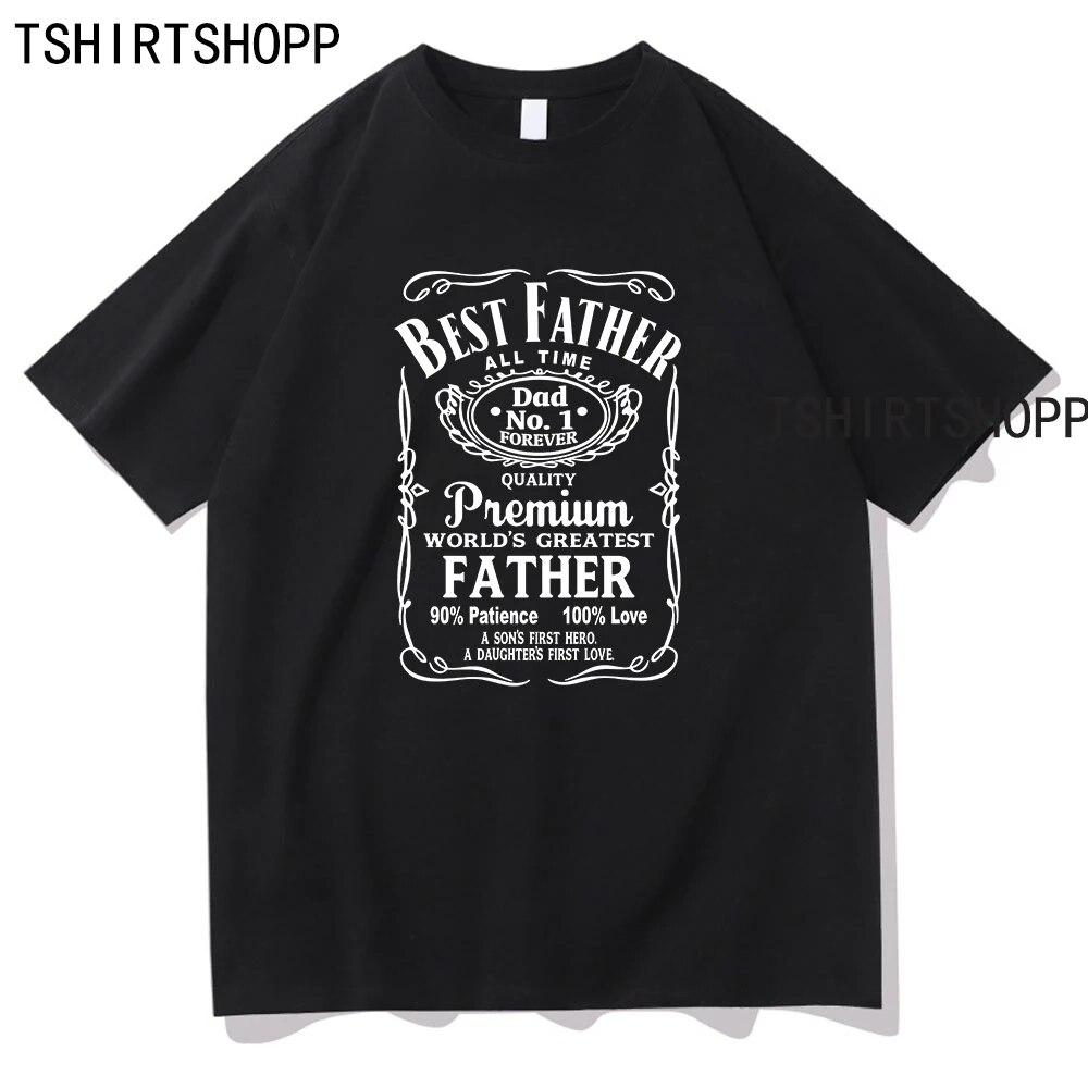 

Футболки Best Father All Time Dad 2022, футболка высокого качества, модная одежда унисекс, хлопковая толстовка, летняя футболка, топы в стиле Харадзюку, унисекс