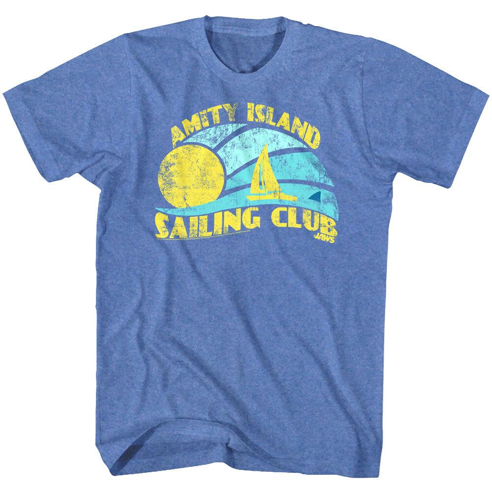 Jaws Amity Island Sailing Club Men T Shirt L