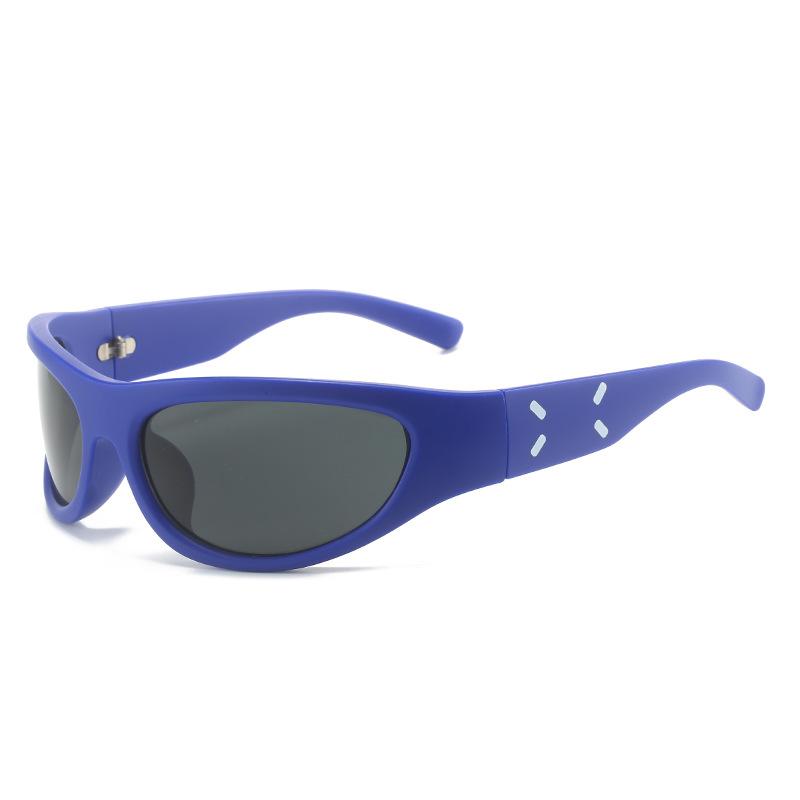 Neue Zukunftstechnologie Sense Sonnenbrille Konkave Form Foto Sport Sonnenbrille Welle Y2K Spice Girl Reitsonnenbrille