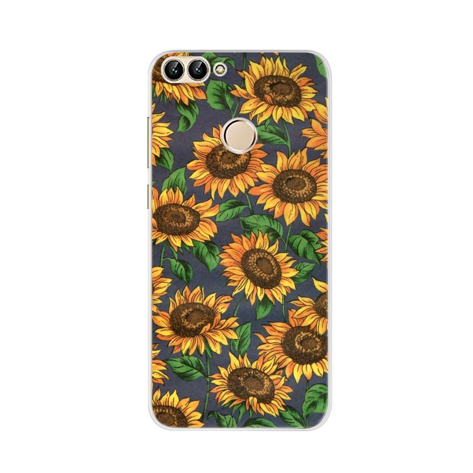 For Huawei P Smart 5.65inch Case Cute TPU Soft Silicone Back Cover Phone Case For Huawei P Smart 2018 FIG-LX1 PSmart Case