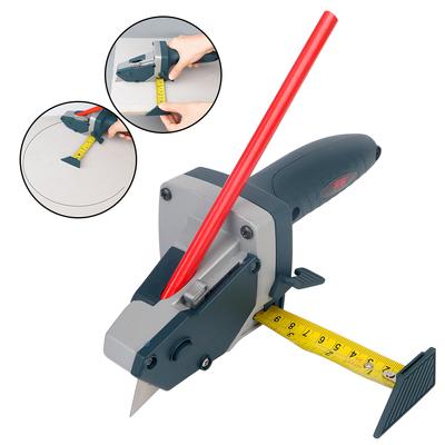Gypsum Board Cutter Drywall Cutting Woodworking Cardboard Scriber With 5M Tape Measure Plasterboard Edger