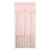 Lace Door Partition Curtain for Home – No-Drill, Double Layer, Transparent Gauze, Polyester, Anti-Mosquito.
