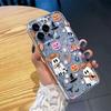 Halloween Ghost Guitar Phone Case For iPhone 17 16 15 14 13 12 11 Pro Max XR XS MAX 7 8 PLUS Air MINI INS Transparent Cover