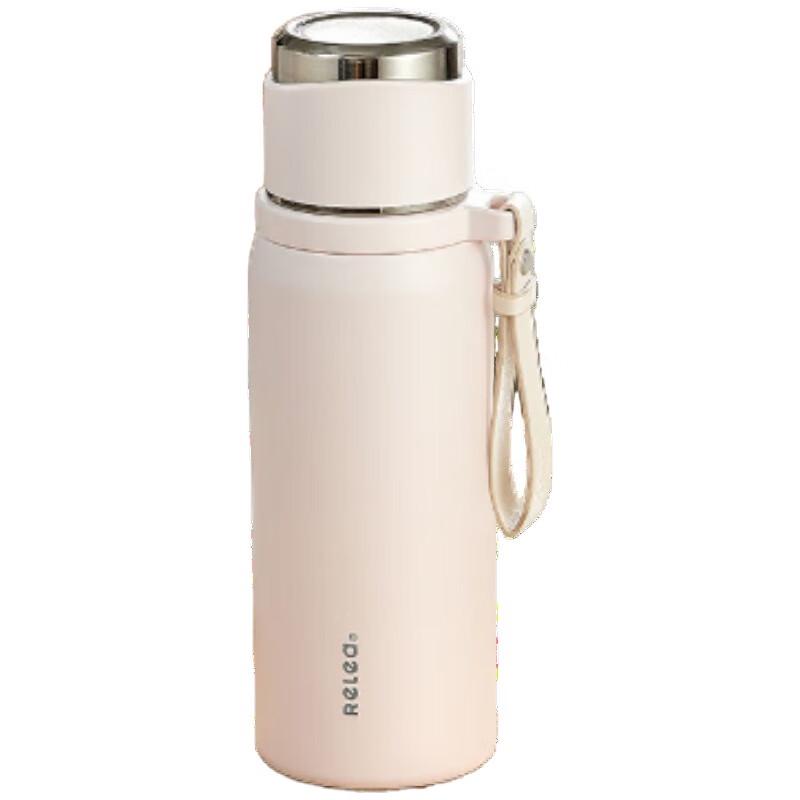 RELEA 316L Stainless Steel Insulated Tea Infuser Mug, 850ml