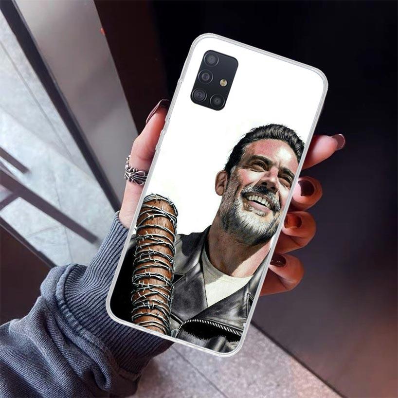 Negan The Walking Dead Phone Case For Samsung Galaxy A52 A51 A50S A32 A22 A12 A02S A72 A71 A31 A70 A30S Note 20 Ultra 10 Plus S1