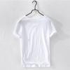 Men's Cotton V-neck T-shirt Summer Short Sleeve