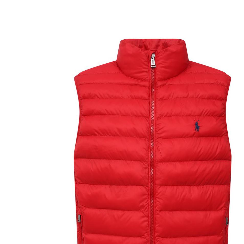 Polo Ralph Lauren Ss23 Solid Color Logo Embroidered Quilted Vest Men Vests 710810898-004