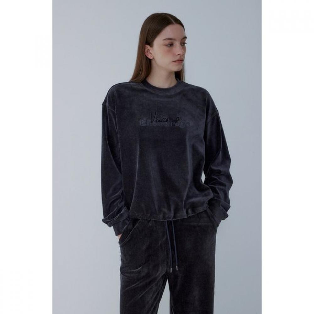 Vov Velvet Touch Loose Fit Sweatshirt 7155440004 blacks/S