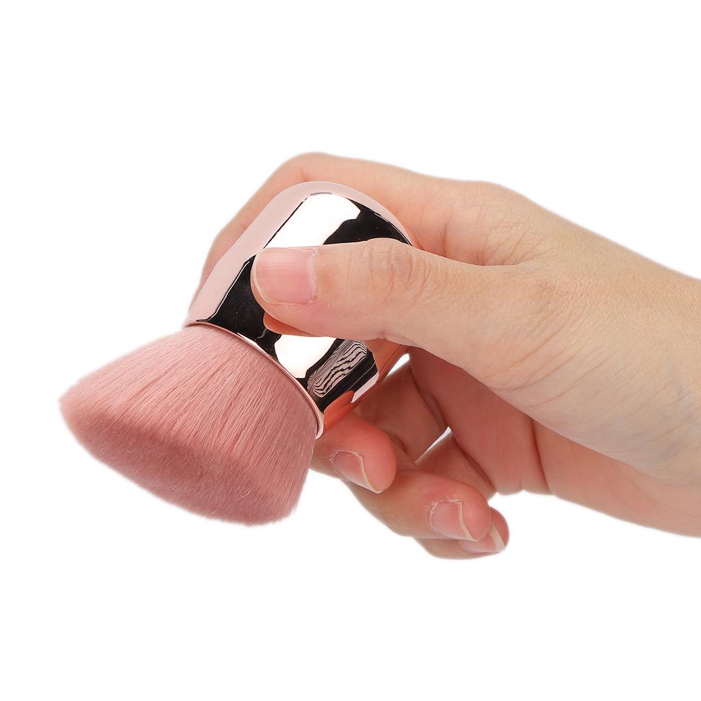 Angled Blush Brush Soft Hair Smooth Handle Makeup Brush for Bronzer Loose Powder Cosmetics