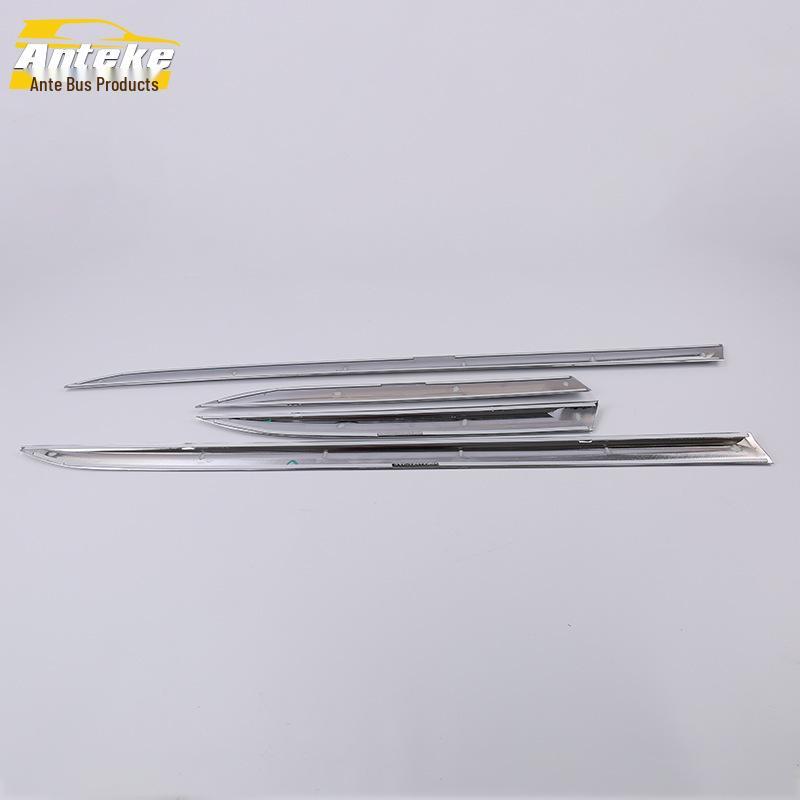 Fits 14 Grand Cherokee Models: Electroplated Door Edge Trim Sticker Set