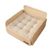 Solid Wood Pet Bed for Cats & Dogs Elevated Dog Sofa with Cushion Ground Moisture-proof Teddy Bed All-Season Universal Pet House