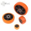 PVC Caster Wheel Double Bearings High Load Capacity Wear Resistance Furniture Wheels Replacement