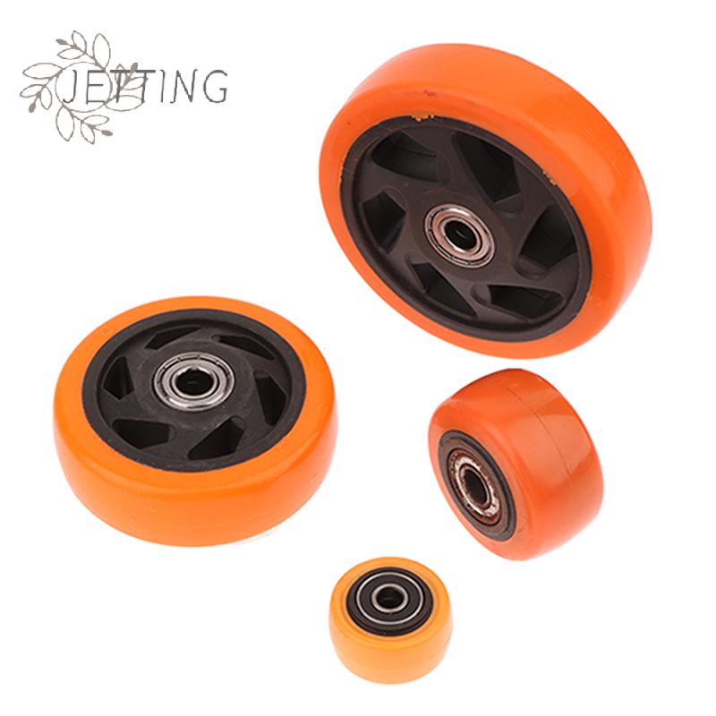 PVC Caster Wheel Double Bearings High Load Capacity Wear Resistance Furniture Wheels Replacement