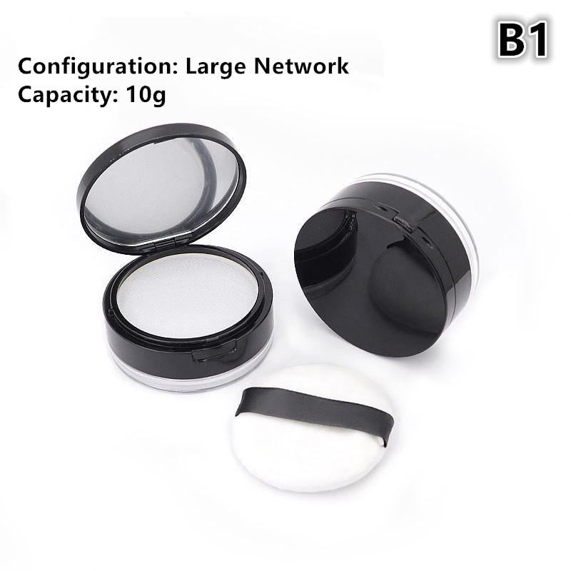 Leere Air Cushion Puderquasten-Box Mit Puderquaste Spiegel Groß Oder Klein Elastisches Netz Tragbarer Make-up-Behälter Für Losen Puder