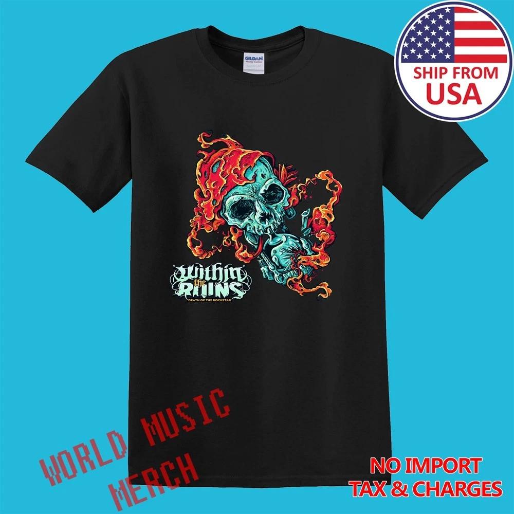 Within The Ruins Death Men s Black Size S-5XL M