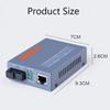 1 para Htb-Gs-03 A / B Gigabitowy światłowodowy konwerter mediów 1000 Mb / s w trybie pojedynczym