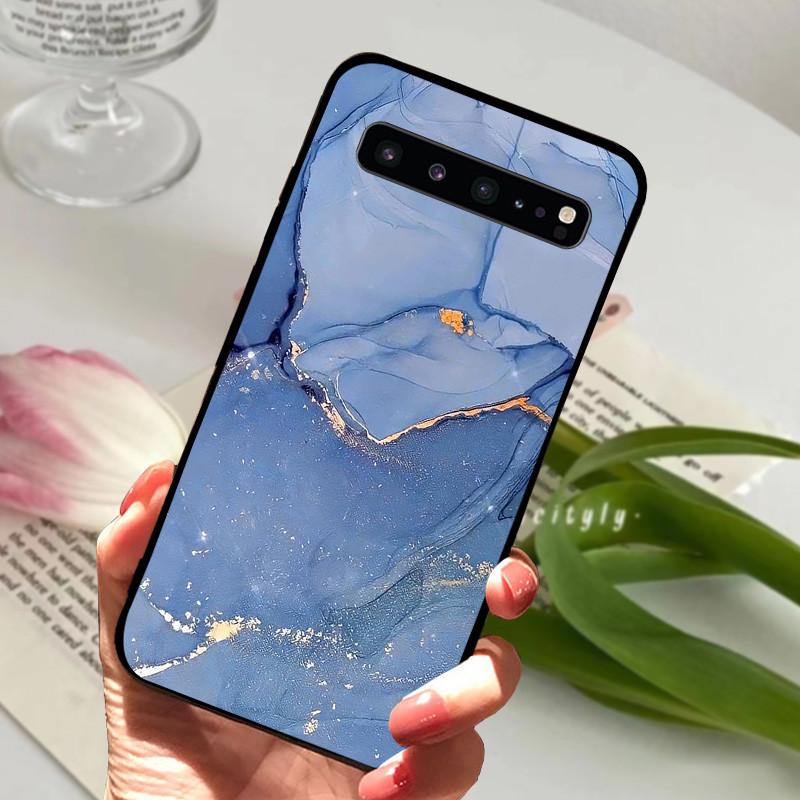 Pro Samsung S10 5G Pouzdro S10 Plus Nárazuvzdorné Mramorové Černé Pouzdra Pro Samsung Galaxy S10 Plus S10e Kryt Silikonový Zadní Nárazník S10+