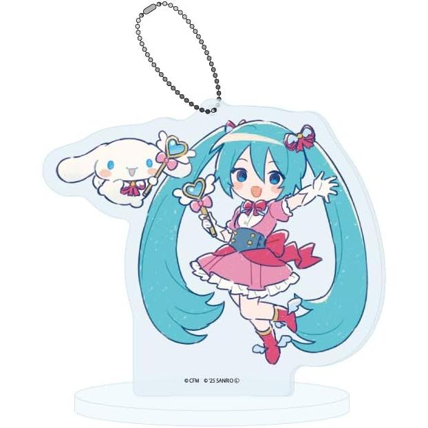 Hatsune Miku x Cinnamoroll 31 [GraffArt Illustration] Acrylic Stand Keychain