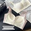 Wirefree Breathable Push-Up Bra for Small Chests - Side Support, Anti-Sagging, Mulberry Silk