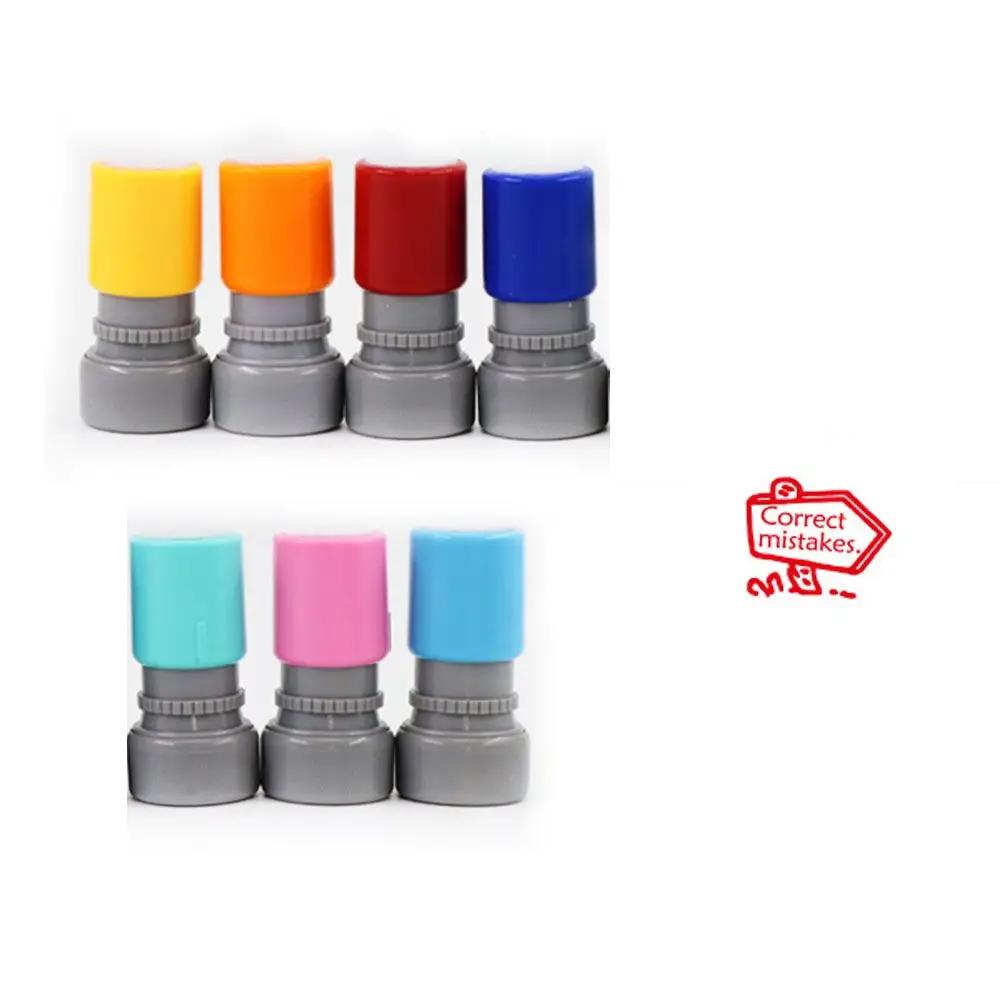 English Commentary Stamp School Student Teaching Tools Encouragement Seals Comment Reward Kids Gifts Scrapbooking Decor