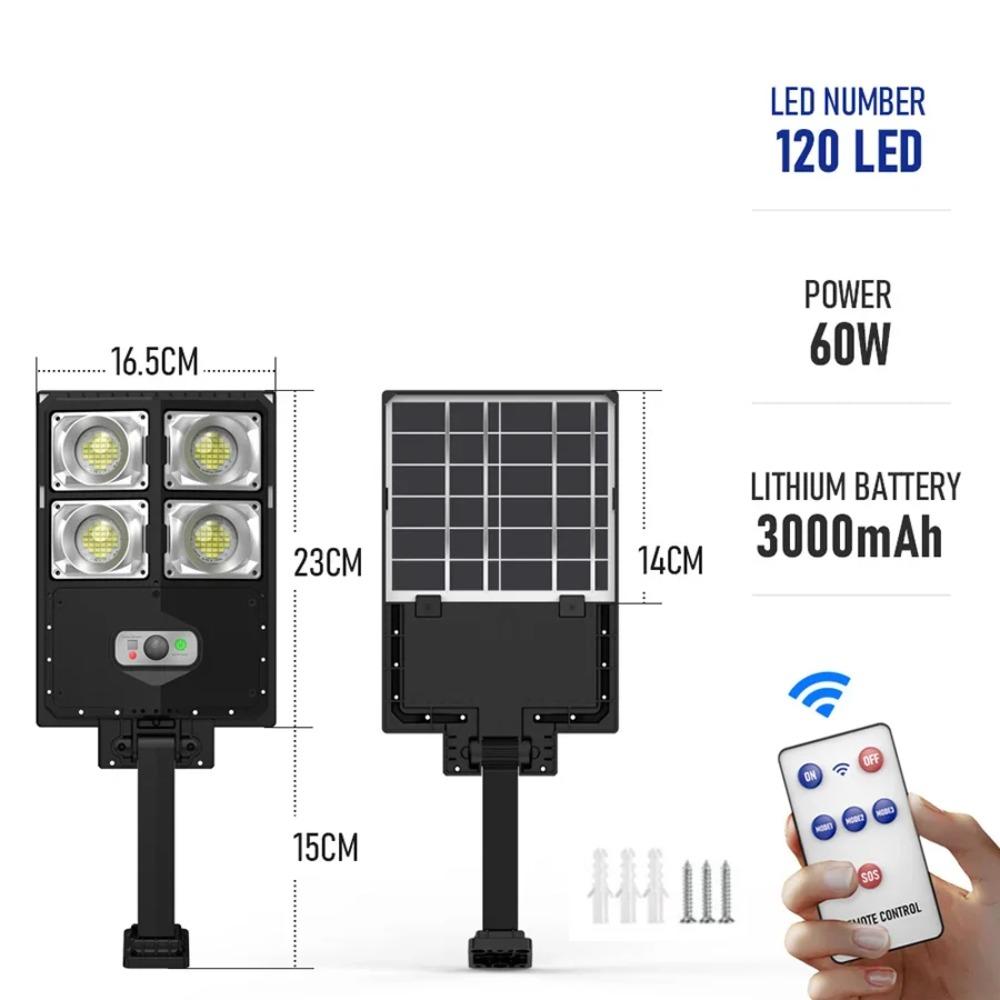 

Outdoor Powerful Solar Lights For Lighting Decoration Garden Wall Lamp Waterproof Motion Sensor Super Bright LED Street Light
