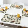 Washable 12 X 18 Inch Cotton Linen Non-Fading Home Kitchen Restaurant Wedding Decor Placemats