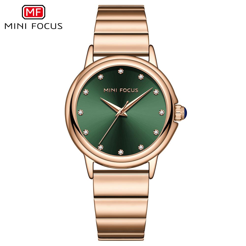 Watches Light Luxury Fashion Women's Watch Japanese Movement Waterproof Diamond Steel Band Women's Watch