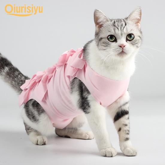 Cheap Soft Breathable Cotton Cloth Pet Cats Surgery Clothes ...