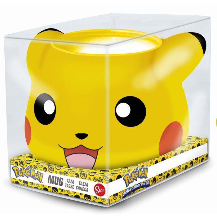 Tasse - pokemon - mug pikachu - 500ml - décor imprimé haute qualité - jaune