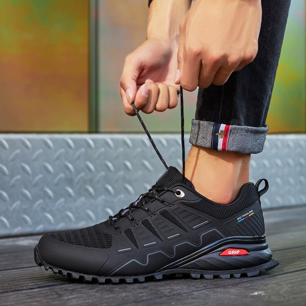 Scarpe da esterno di grandi dimensioni, scarpe sportive, scarpe casual da uomo, scarpe da trekking resistenti all'usura e antiscivolo