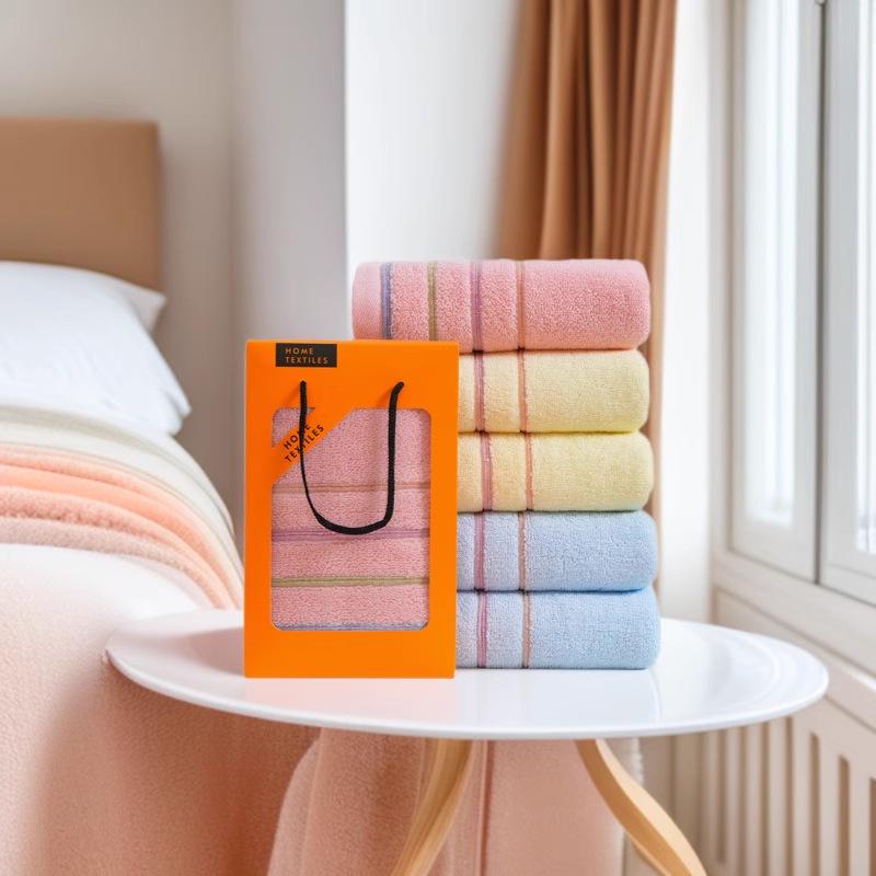

Luxury Cotton Towel Gift Set - Soft, Absorbent Face Towels for Weddings & Daily Use 35cm x 75cm