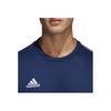 Adidas Quick-Dry Breathable Short Sleeve T-Shirt Men Tops Blue CV3450