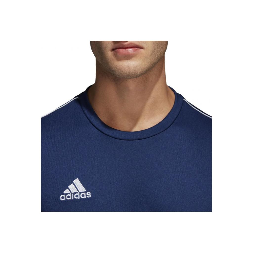 Adidas Quick-Dry Breathable Short Sleeve T-Shirt Men Tops Blue CV3450