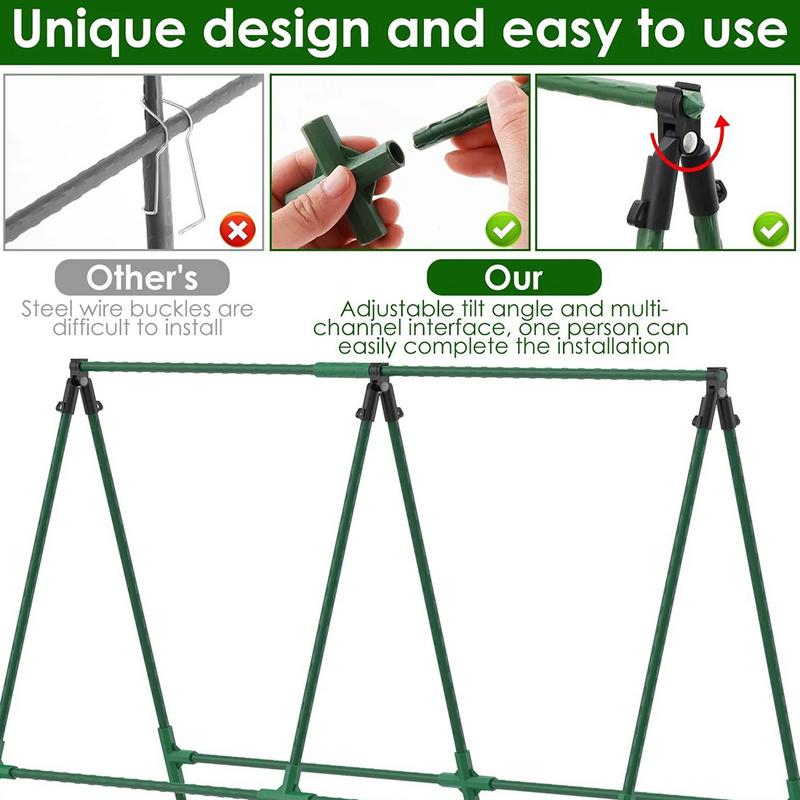 Garden Trellis For Climbing Plants Tomato Trellis Metal Expandable Gardening Growing Supplies Accessories Support For Grape Pea