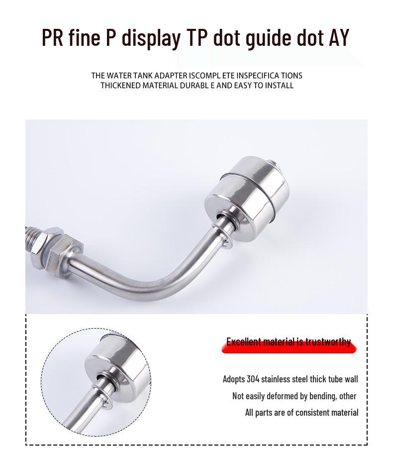 Stainless Steel 304/316 Side-Mounted Adjustable Float Level Sensor