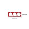 Red Carbon Fiber Interior Climate Control Cover Trim For Toyota Tacoma 2012-2015