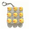 Foods Clicker Anti-stress Toy Pendant Stress Relief Calming Keychain Keys  Children Adults