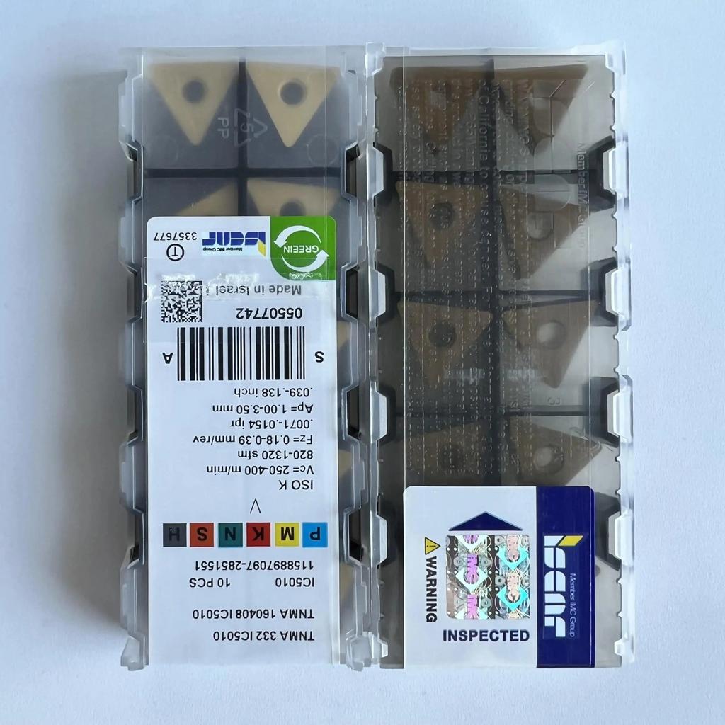 ISCAR / TNMA160408 IC5010 /Industrial indexable Carbide Inserts 10 PCS