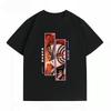 Anime Demon Slayer Akaza Printed T Shirt Men's and Women's T Shirt Men's Top Harajuku Y2K T Shirt 2026 Summer New Tee Streetwear