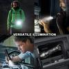 High Power Led Flashlights Camping Torch 5 Lighting Modes Zoom Light Aluminum Alloys Waterproof Material External 18650 Battery