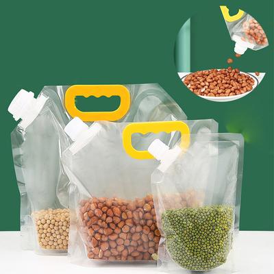 Taşınabilir 10 Parça Gıda Sınıfı Tahıl Depolama Çantası Nozul Çantası Tahıl Depolama Pirinç Paketleme Çantaları