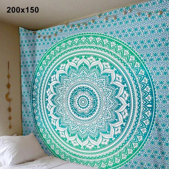 Mandala Bohemian Yoga Mat Plážový ručník Šátek Deka Indiánská závěsná tapiserie