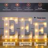 LED Alphabet Light Signs for 'Marry Me' Proposals and Birthdays – 26 Luminous Letters