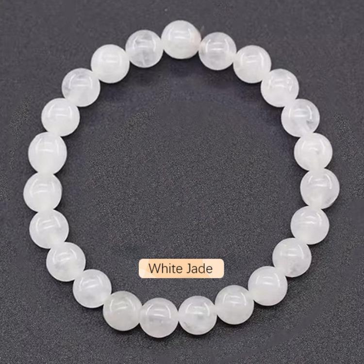 Regali Festivi Bracciale con Perle di Apatite Blu Pietra Naturale Gioielli alla Moda Rilassanti Per Uomo e Donna Accessorio Semplice Versatile per l'Uso Quotidiano